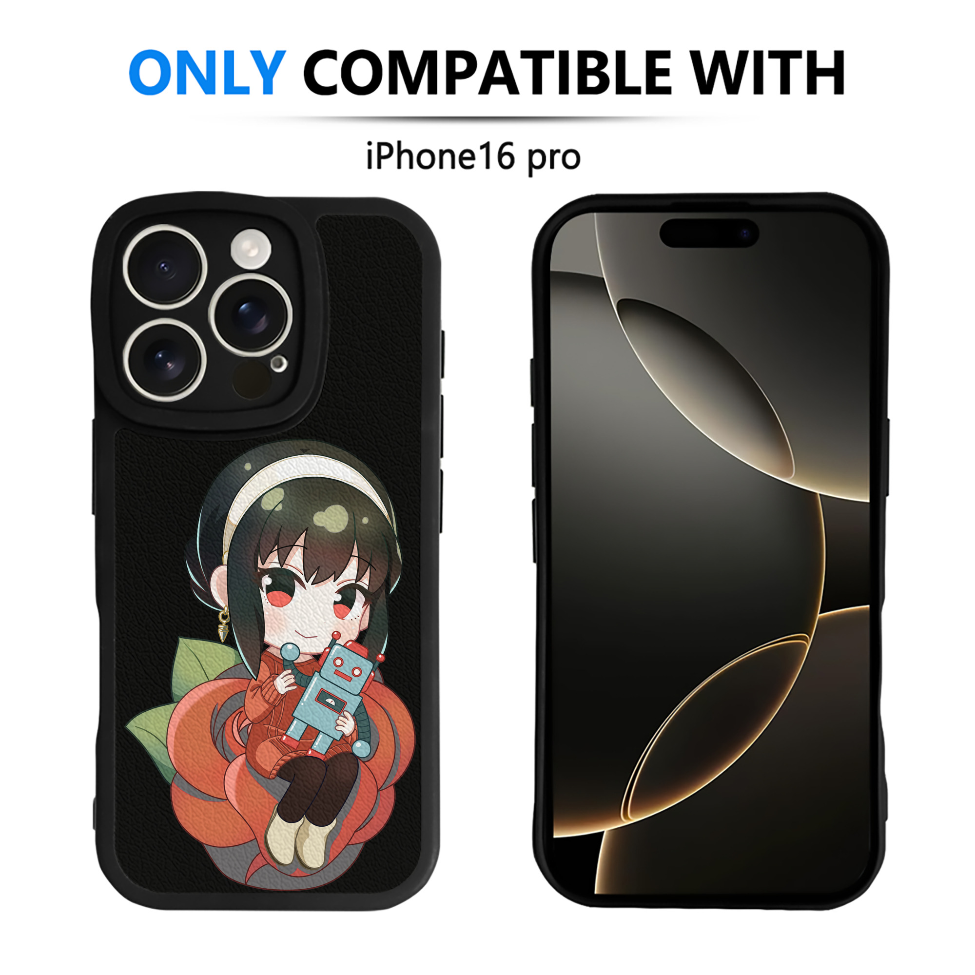 （画像用） SPY×FAMILY间谍家家酒 【iPhone 16シリーズ対応】シリコンスマホケース（レザー調） 材質：シリコン